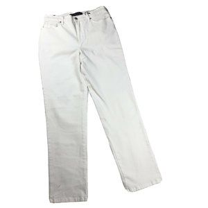 New GLORIA VANDERBILT Size 8 White Jeans Heritage